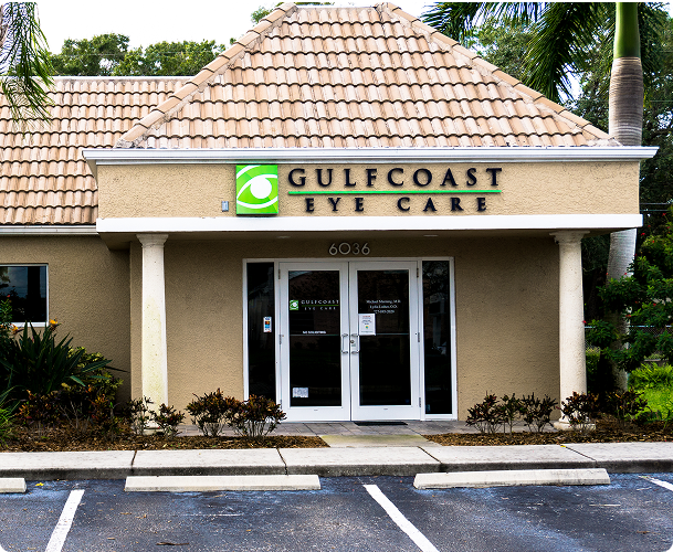 Image of the inside of a beautiful location. a large wall of glasses on the left and a comfortable waiting area to the right. Gulfcoast Eye Care, The Leading Vision Correction Practice for the Tampa Bay and St. Petersburg Areas 