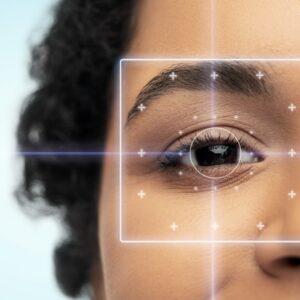 Close-up of a woman's eye.