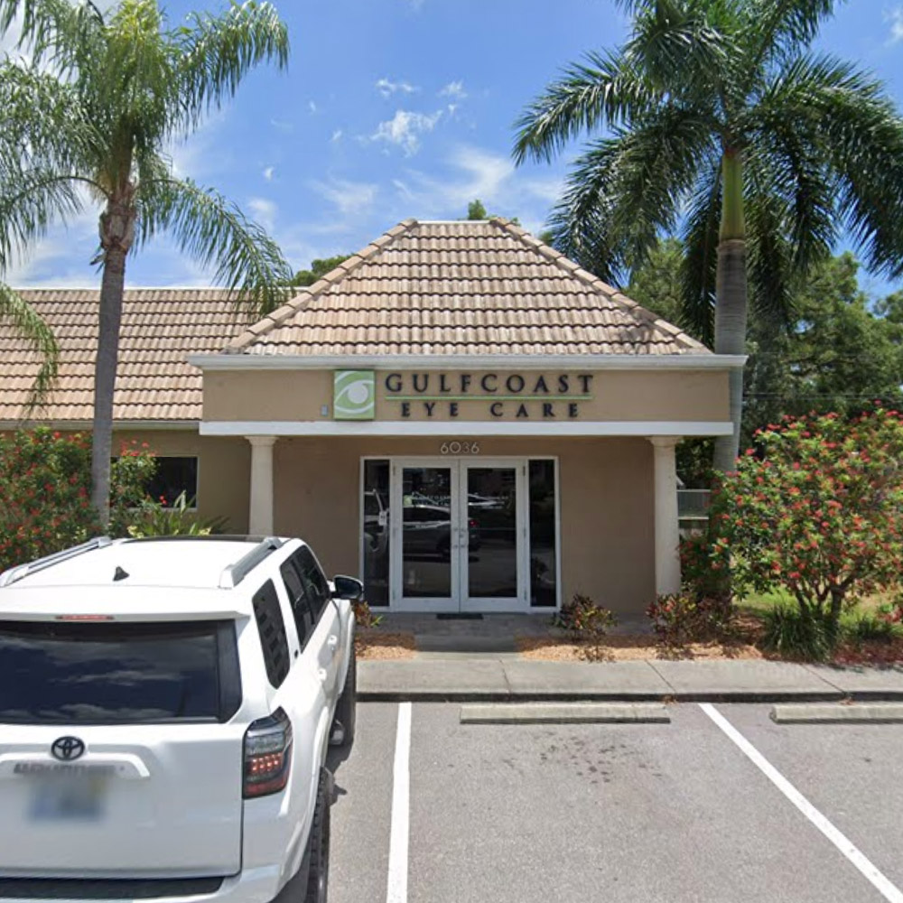 Image of the inside of a beautiful location. a large wall of glasses on the left and a comfortable waiting area to the right. Gulfcoast Eye Care, The Leading Vision Correction Practice for the Tampa Bay and St. Petersburg Areas 